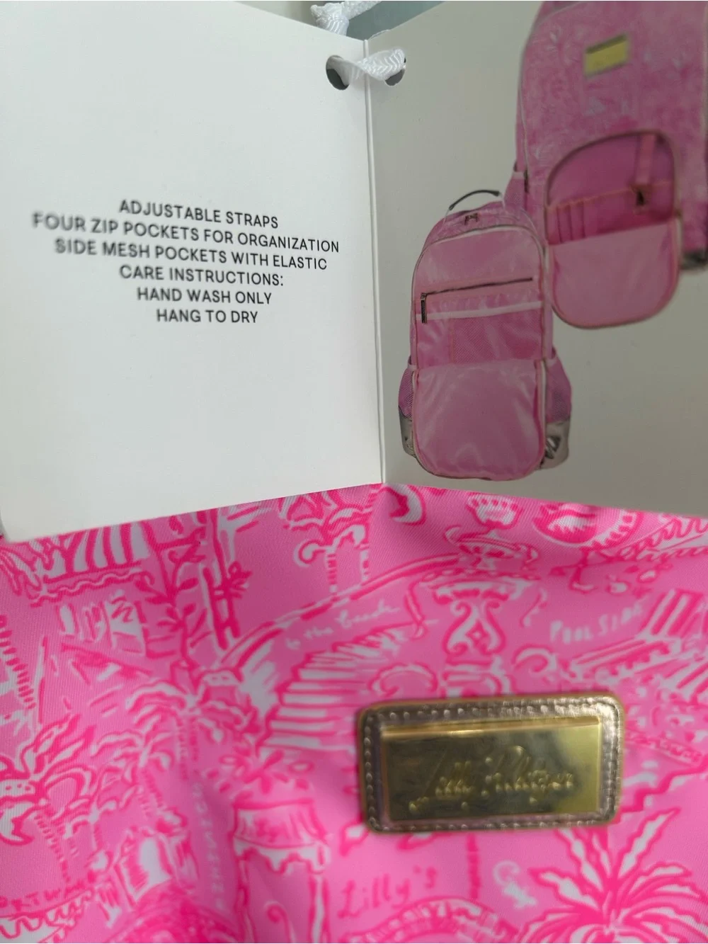 NWT Large Lilly Pulitzer Backpack